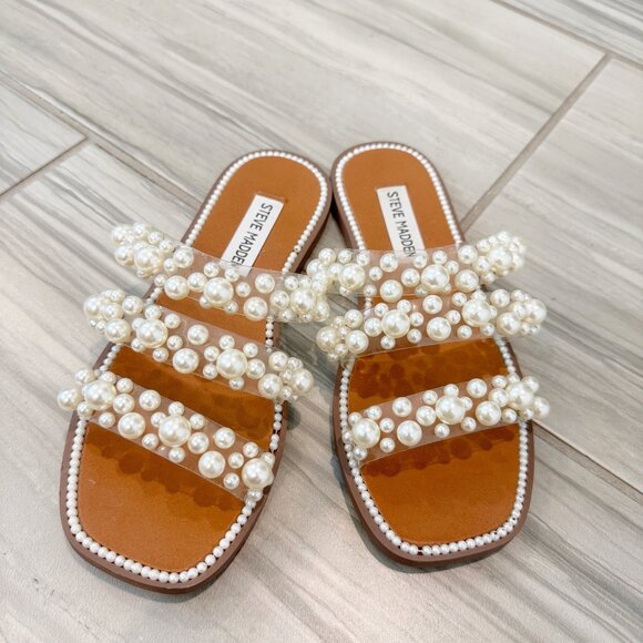 Steve Madden Taye Pearl Sandals‎ - Picture 9 of 10